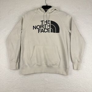 The North Face Hoodie Womens Small Cream White Pullover Sweatshirt *Read
